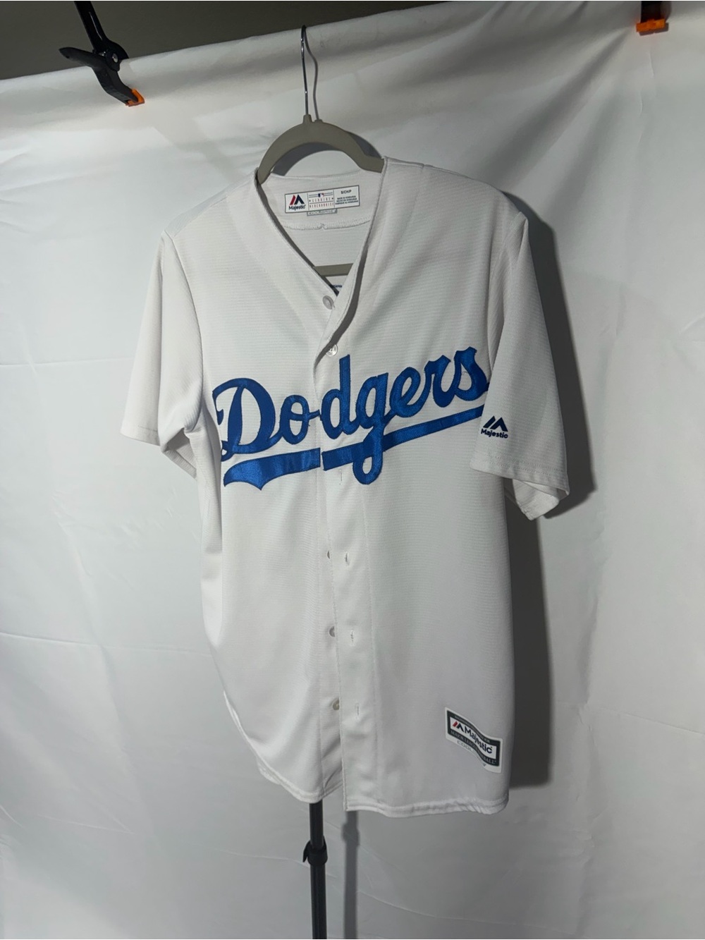 Majestic Los Angeles Dodgers White/Blue Baseball Jersey SEAGER